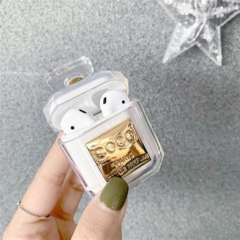 airpods chanel perfume case|clear perfume airpod case.